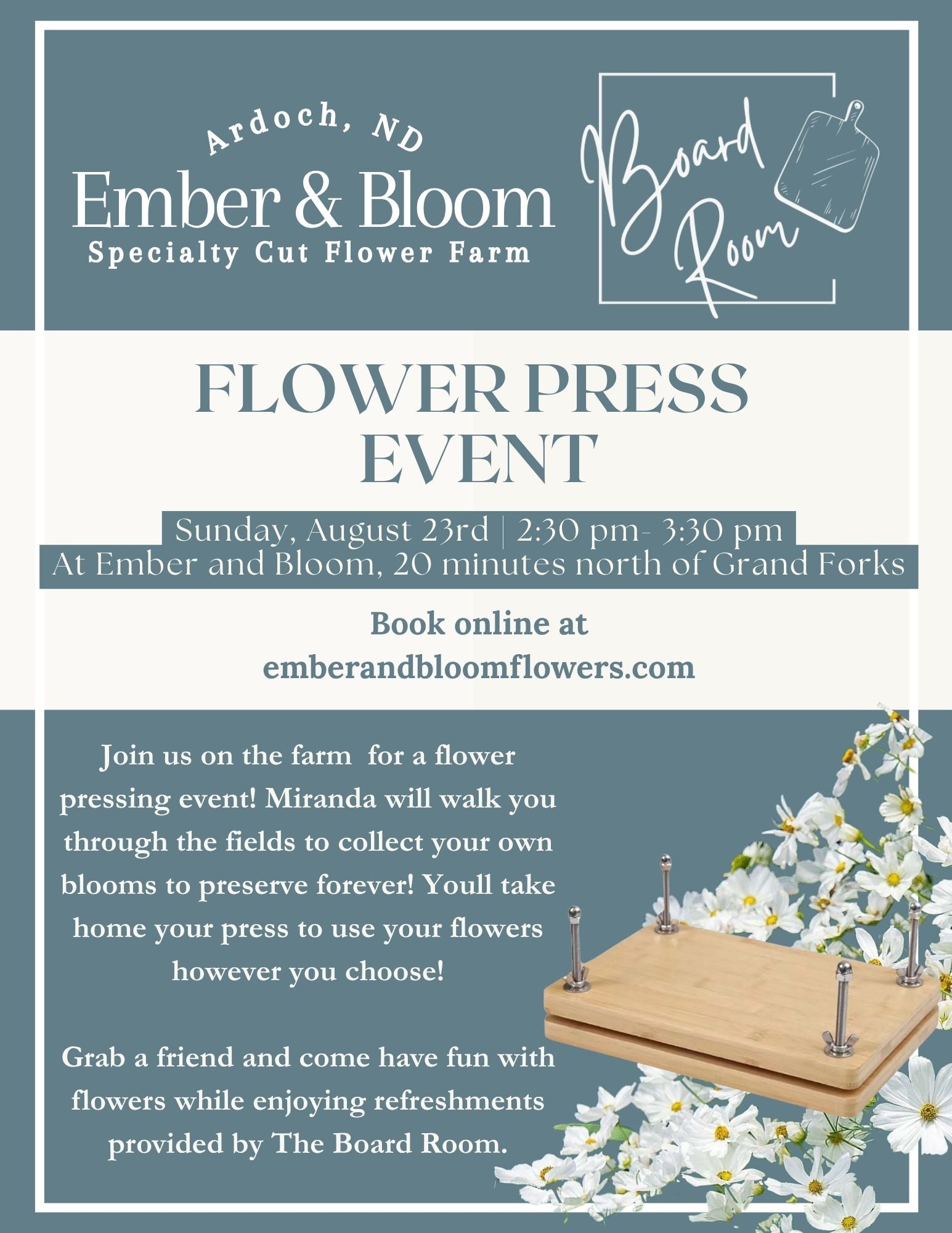 Flower Press- Preserve your own florals